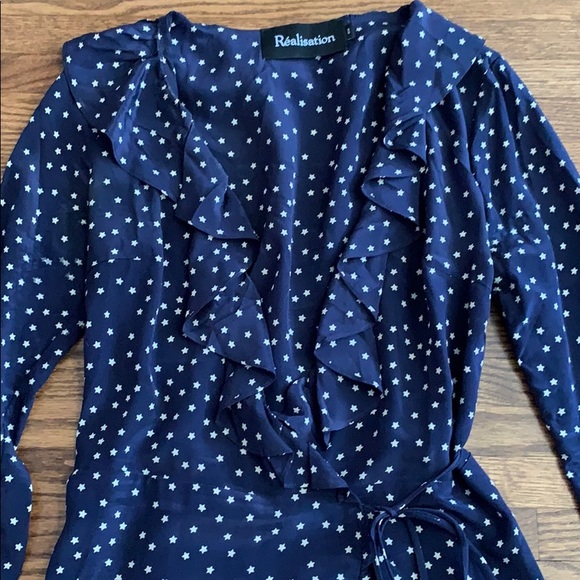 Réalisation Par Alexandra Navy Star Dress XS - Picture 5 of 8